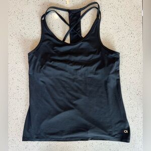 Gap Fit T-Back Bra Tank - Black - Large